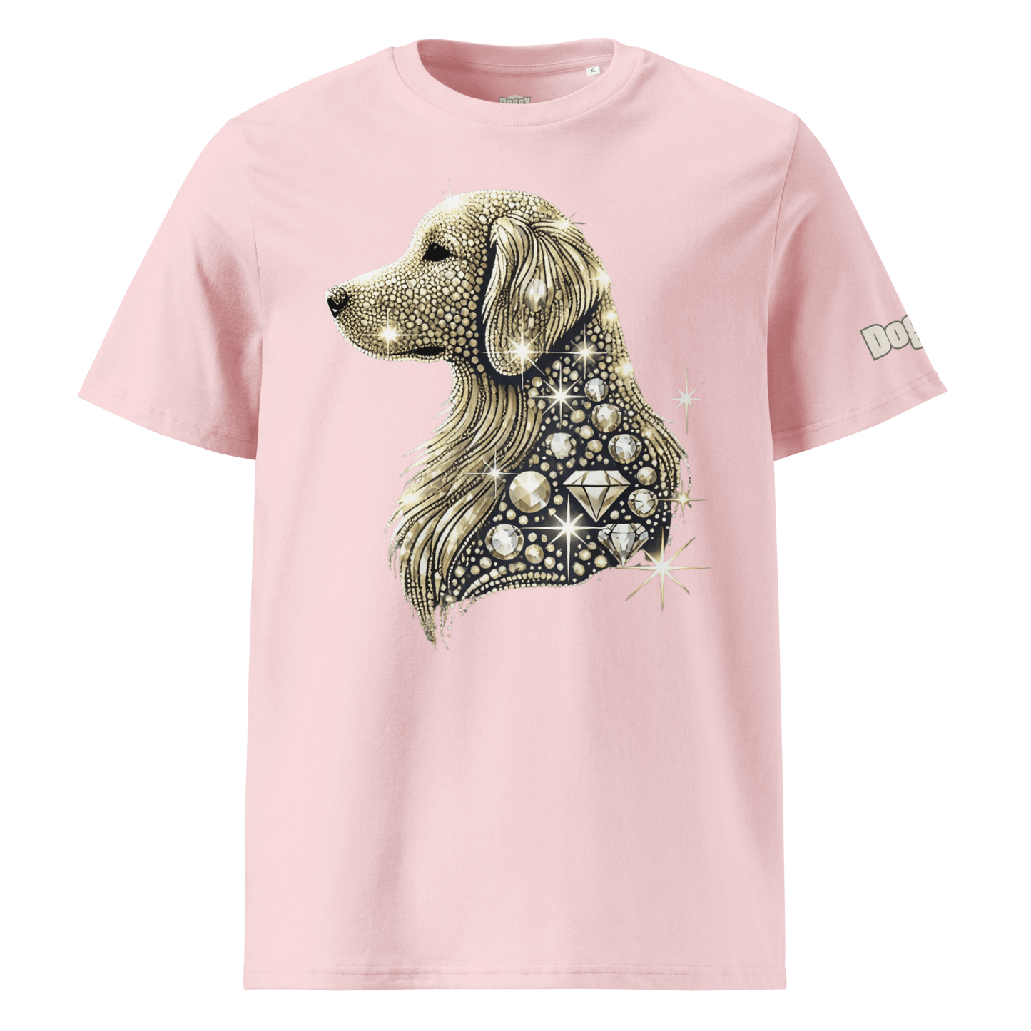 T-shirt unisexe en coton biologique - Collection Golden Retriever - Doggy Trend