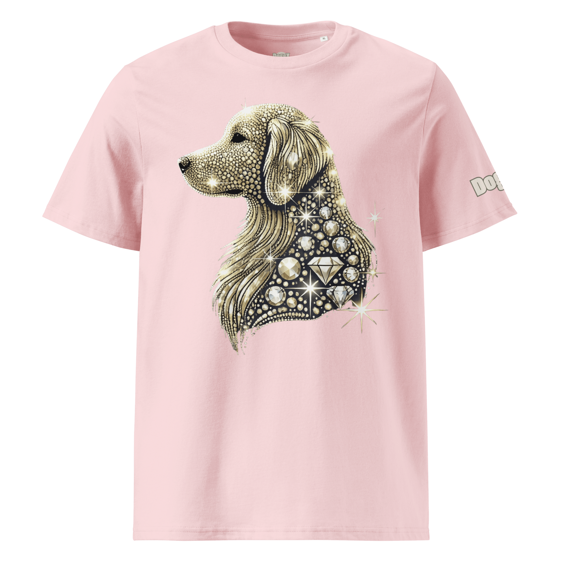 T-shirt unisexe en coton biologique - Collection Golden Retriever - Doggy Trend