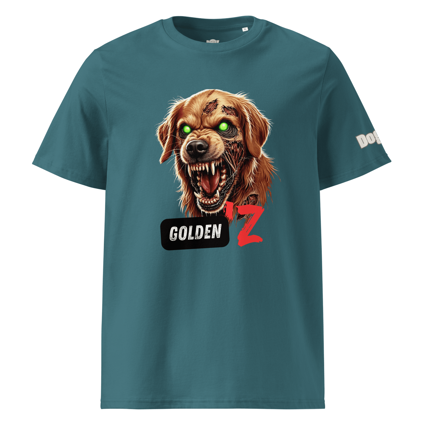 T-shirt unisexe en coton biologique - Collection Golden Retriever - Doggy Trend