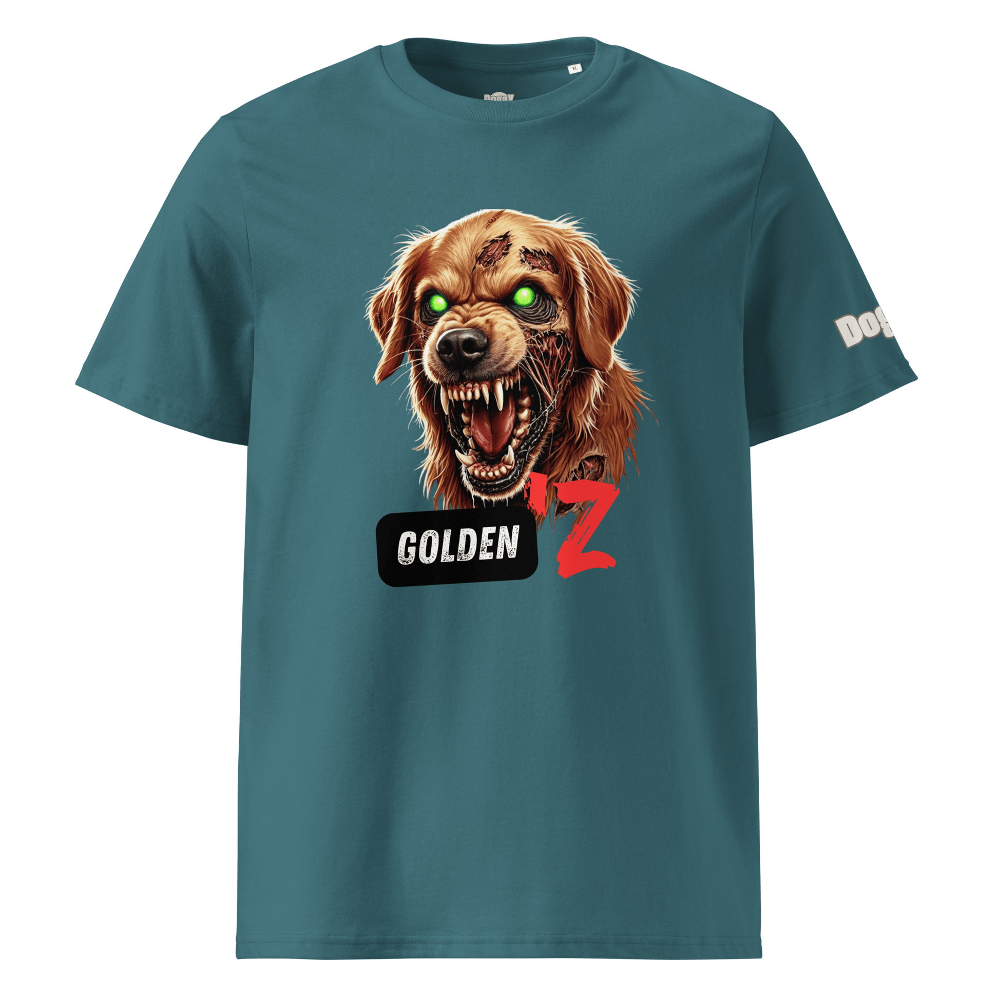 T-shirt unisexe en coton biologique - Collection Golden Retriever - Doggy Trend