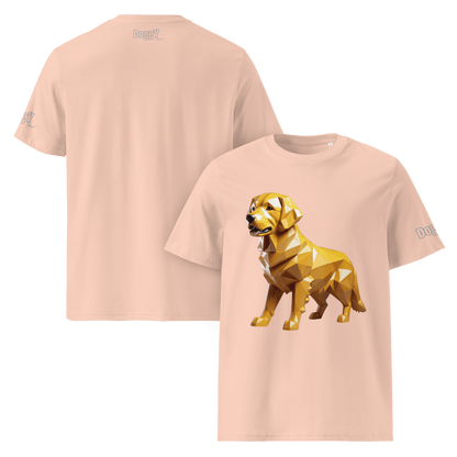 T-shirt unisexe en coton biologique - Collection Golden Retriever - Doggy Trend
