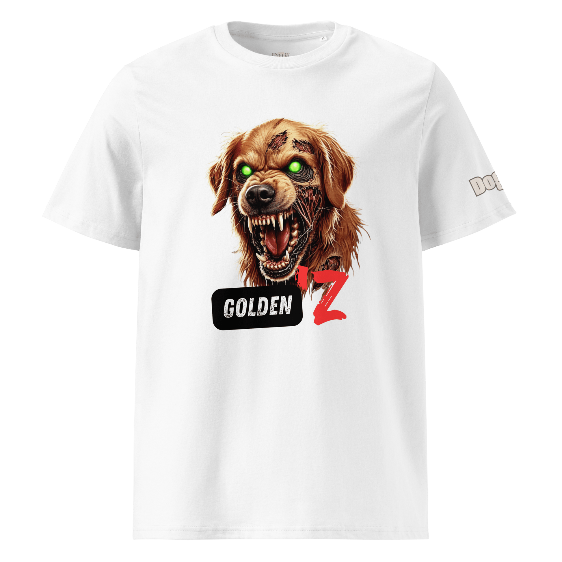 T-shirt unisexe en coton biologique - Collection Golden Retriever - Doggy Trend