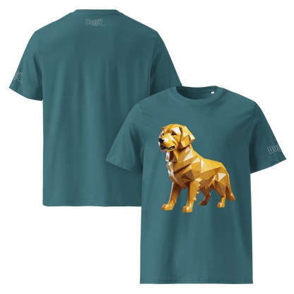 T-shirt unisexe en coton biologique - Collection Golden Retriever - Doggy Trend