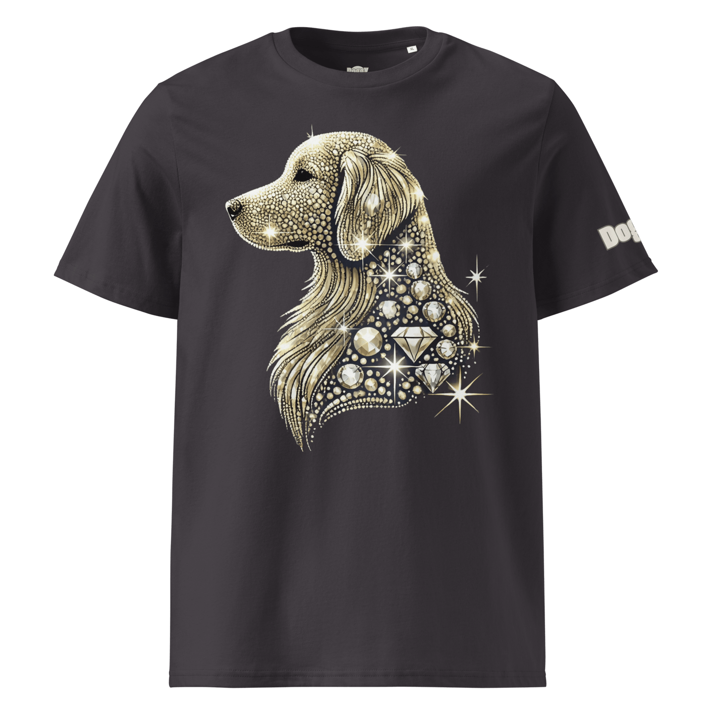 T-shirt unisexe en coton biologique - Collection Golden Retriever - Doggy Trend