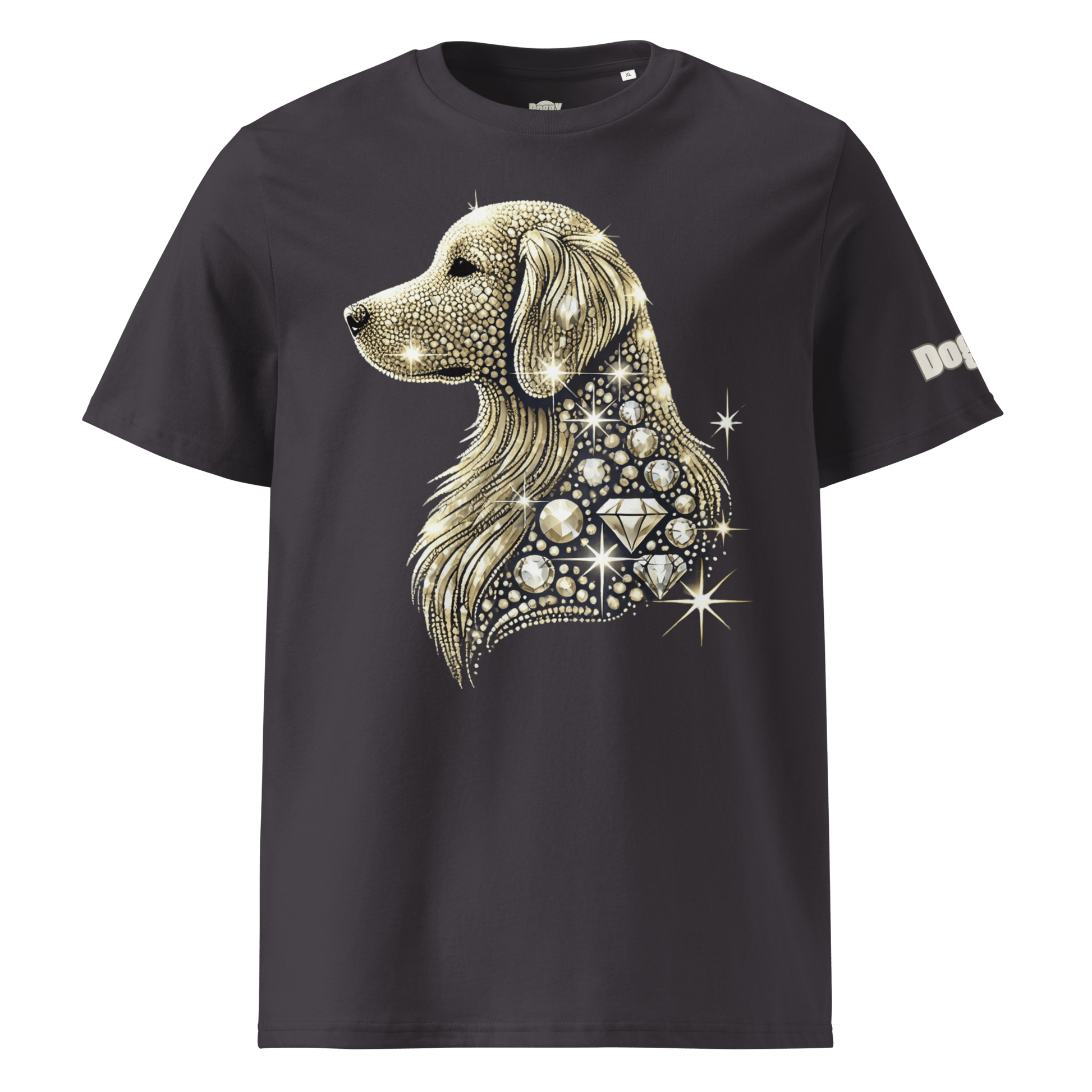T-shirt unisexe en coton biologique - Collection Golden Retriever - Doggy Trend