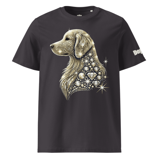 T-shirt unisexe en coton biologique - Collection Golden Retriever - Doggy Trend