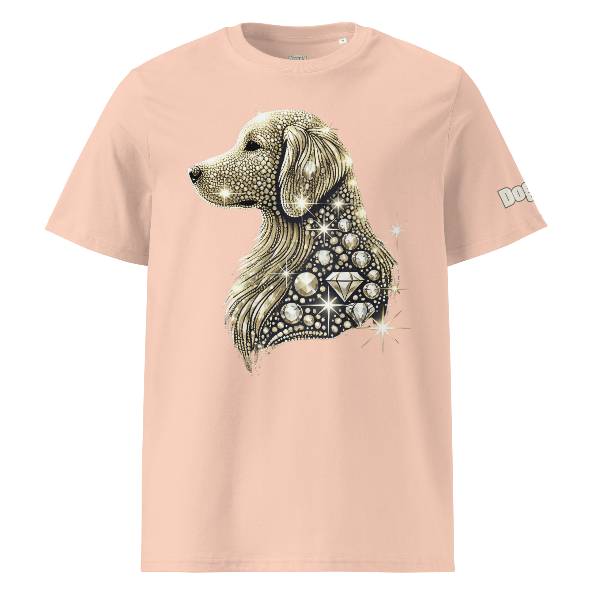 T-shirt unisexe en coton biologique - Collection Golden Retriever - Doggy Trend