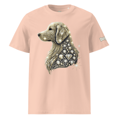T-shirt unisexe en coton biologique - Collection Golden Retriever - Doggy Trend