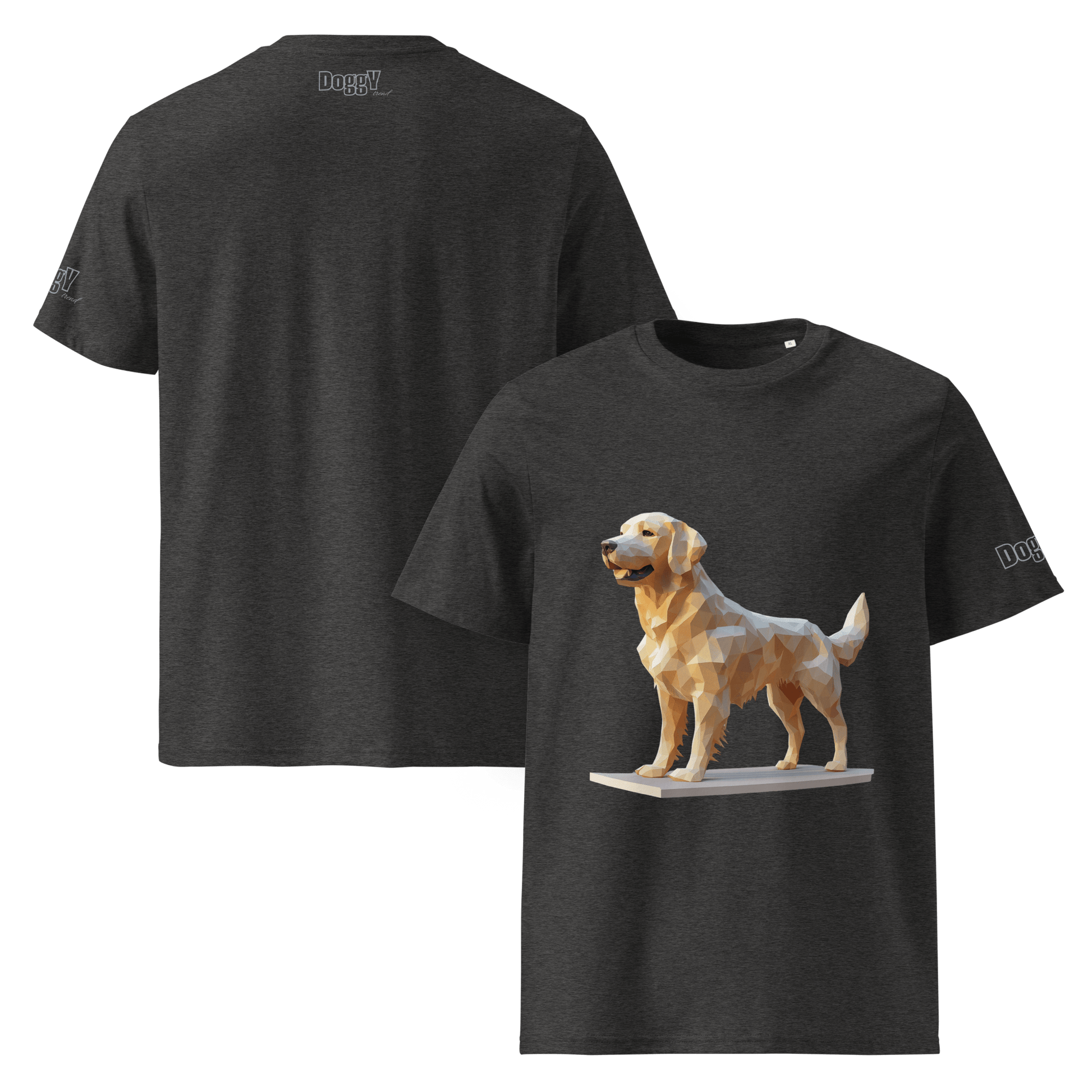 T-shirt unisexe en coton biologique - Collection Golden Retriever - Doggy Trend