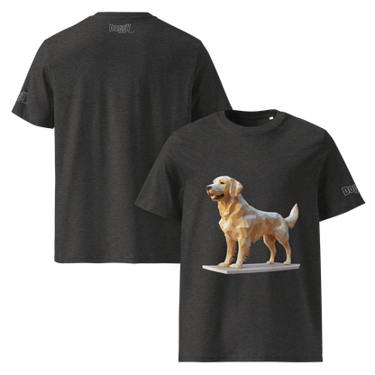 T-shirt unisexe en coton biologique - Collection Golden Retriever - Doggy Trend