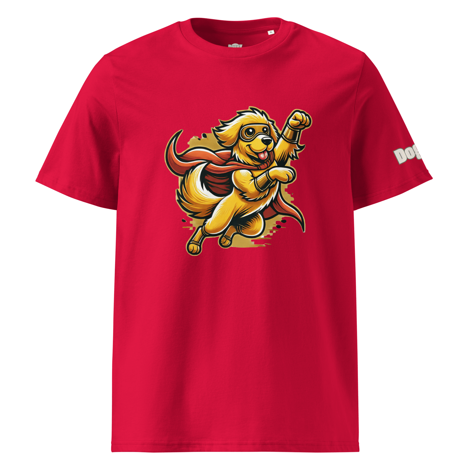 T-shirt unisexe en coton biologique - Collection Golden Retriever - Doggy Trend