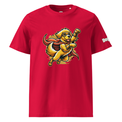 T-shirt unisexe en coton biologique - Collection Golden Retriever - Doggy Trend