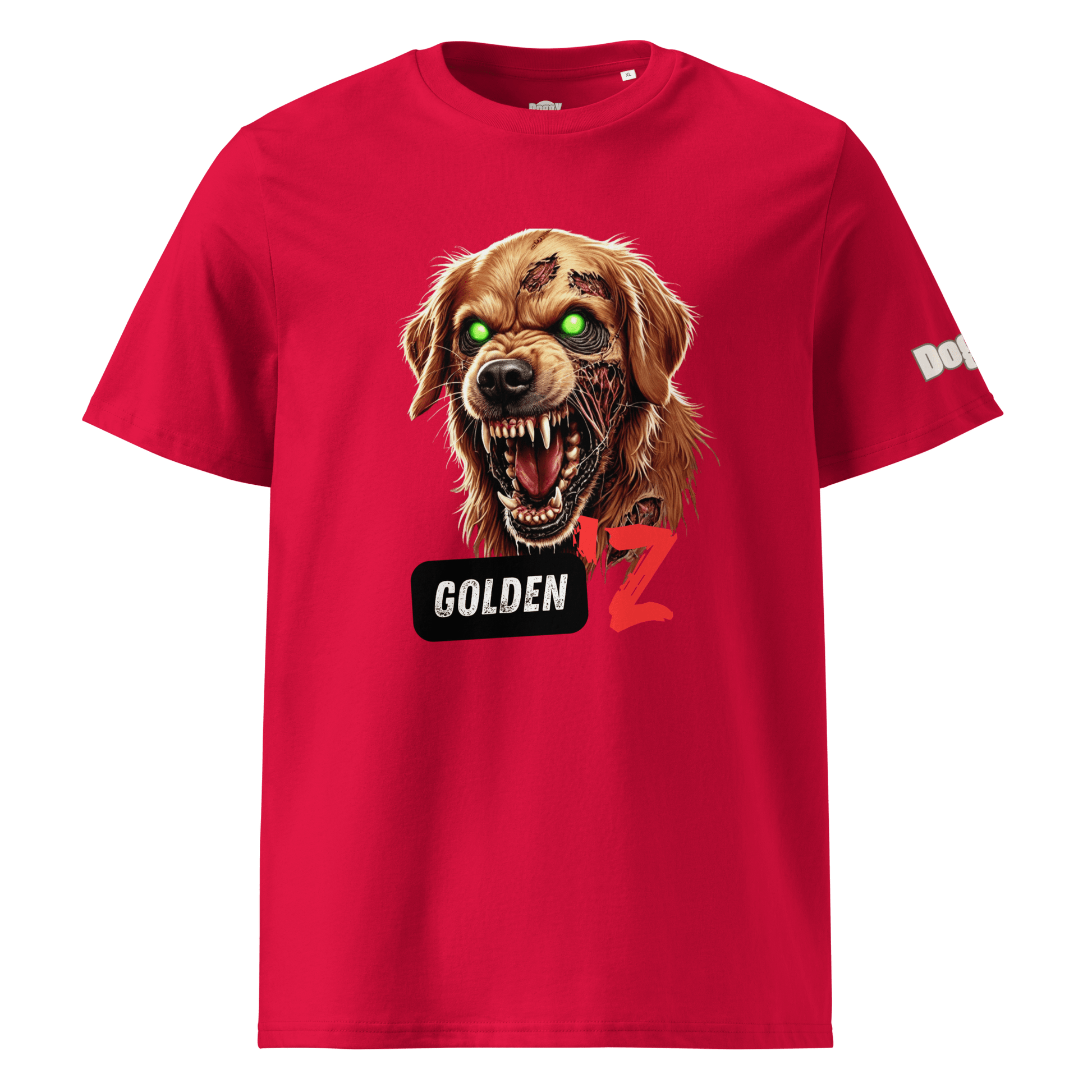 T-shirt unisexe en coton biologique - Collection Golden Retriever - Doggy Trend