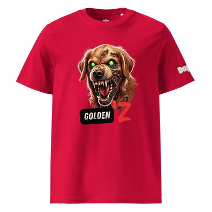 T-shirt unisexe en coton biologique - Collection Golden Retriever - Doggy Trend
