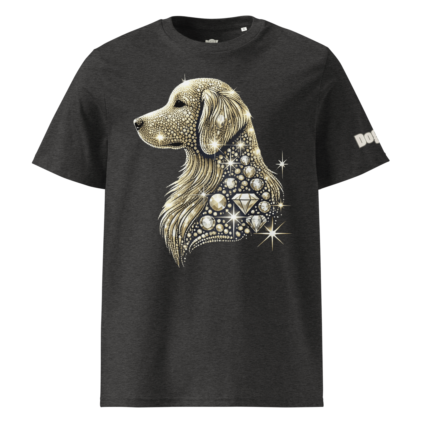 T-shirt unisexe en coton biologique - Collection Golden Retriever - Doggy Trend