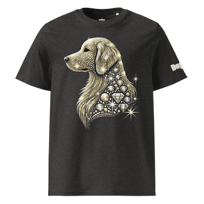 T-shirt unisexe en coton biologique - Collection Golden Retriever - Doggy Trend