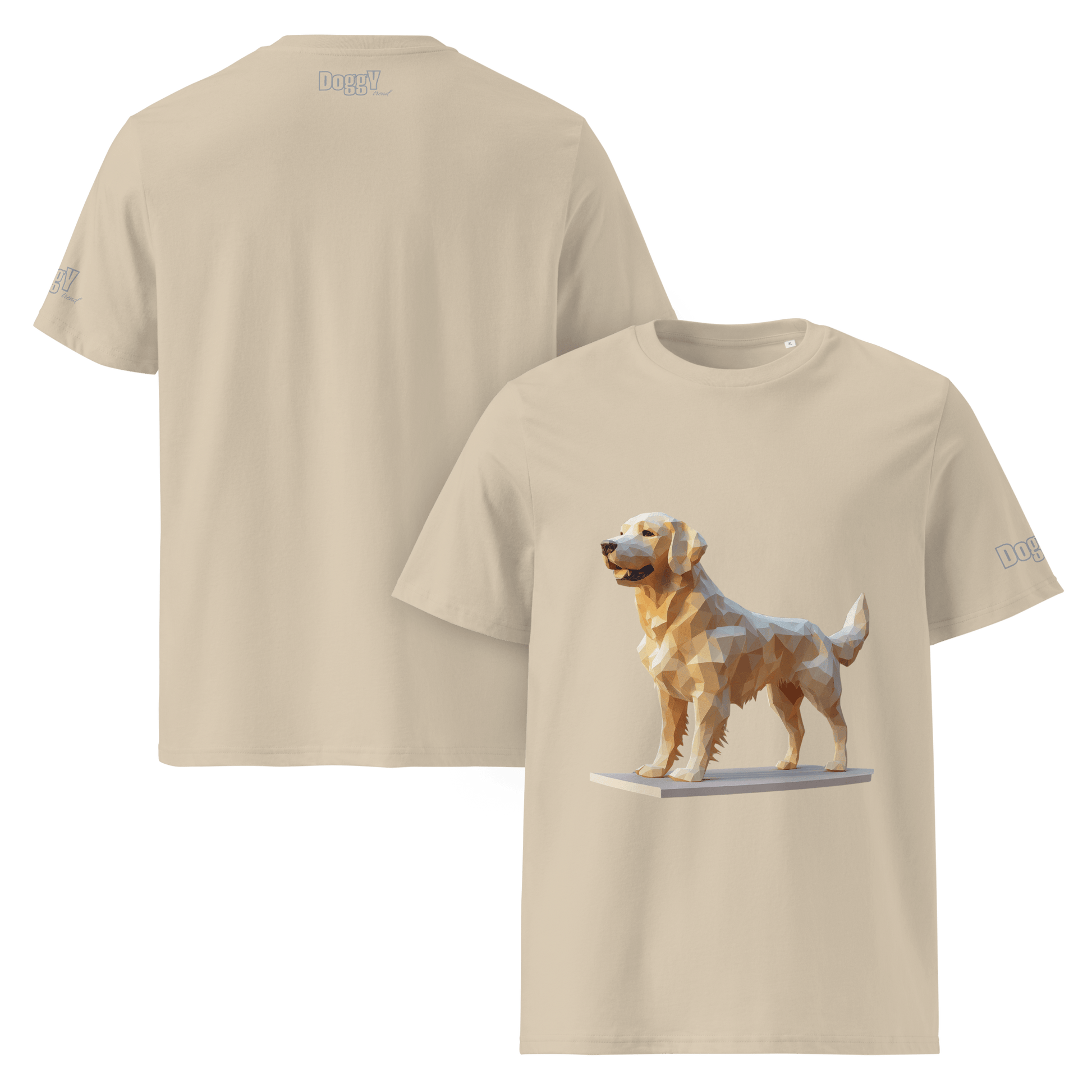 T-shirt unisexe en coton biologique - Collection Golden Retriever - Doggy Trend