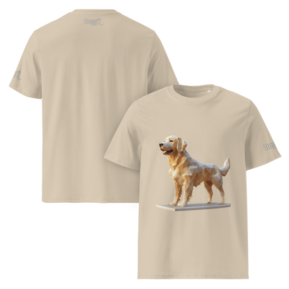 T-shirt unisexe en coton biologique - Collection Golden Retriever - Doggy Trend