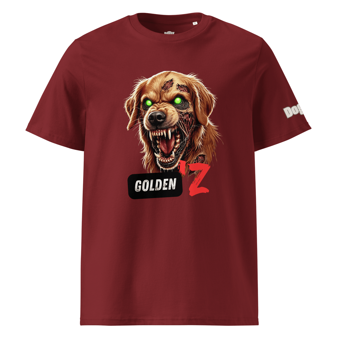 T-shirt unisexe en coton biologique - Collection Golden Retriever - Doggy Trend