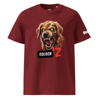 T-shirt unisexe en coton biologique - Collection Golden Retriever - Doggy Trend