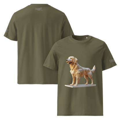 T-shirt unisexe en coton biologique - Collection Golden Retriever - Doggy Trend