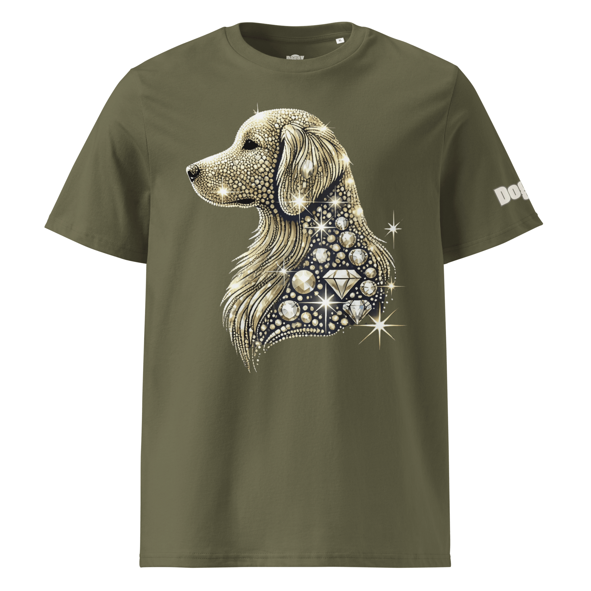 T-shirt unisexe en coton biologique - Collection Golden Retriever - Doggy Trend