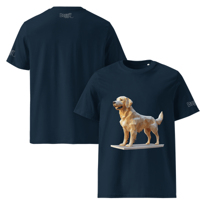 T-shirt unisexe en coton biologique - Collection Golden Retriever - Doggy Trend
