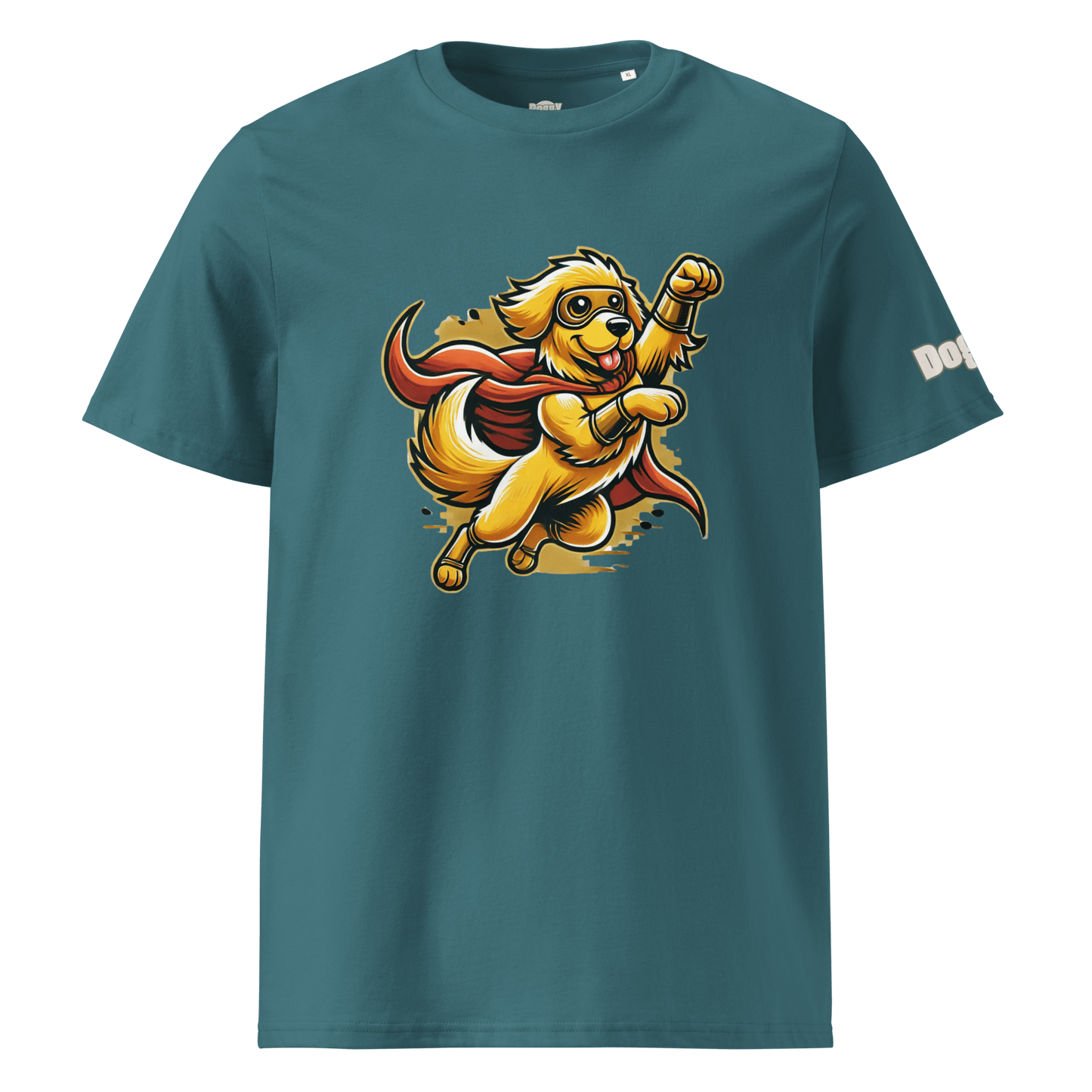 T-shirt unisexe en coton biologique - Collection Golden Retriever - Doggy Trend