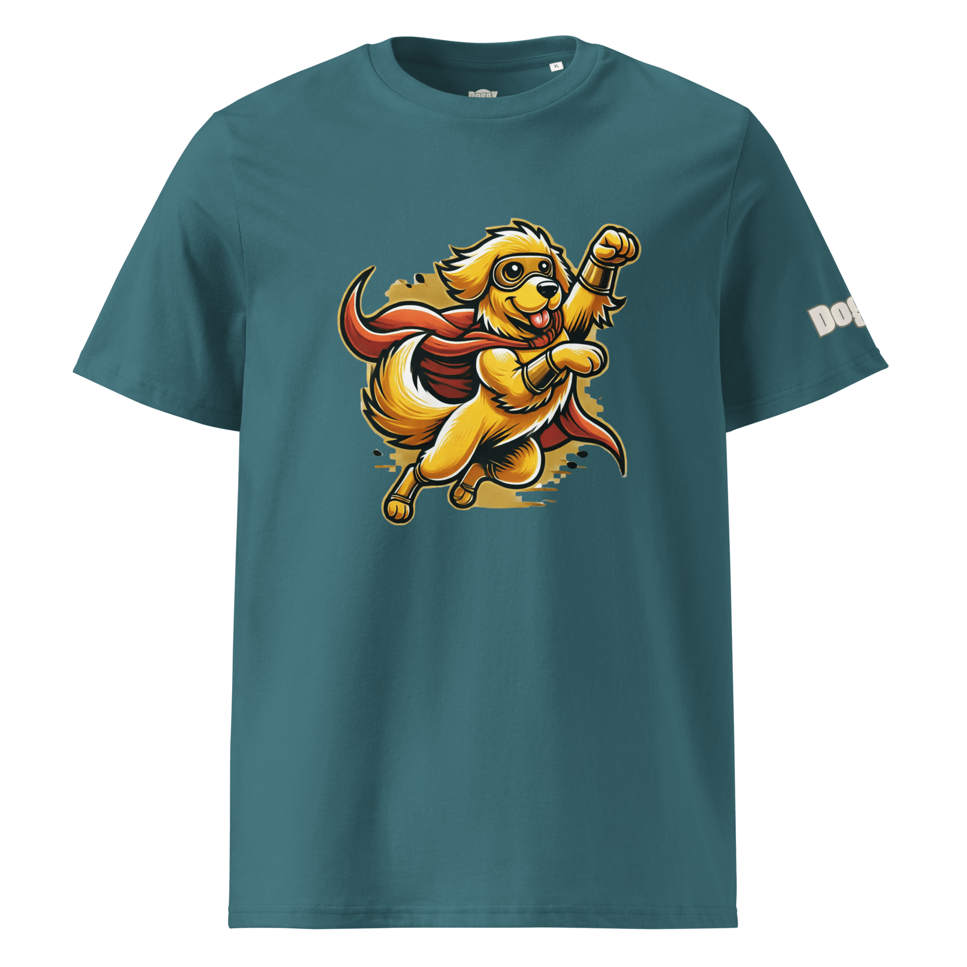 T-shirt unisexe en coton biologique - Collection Golden Retriever - Doggy Trend