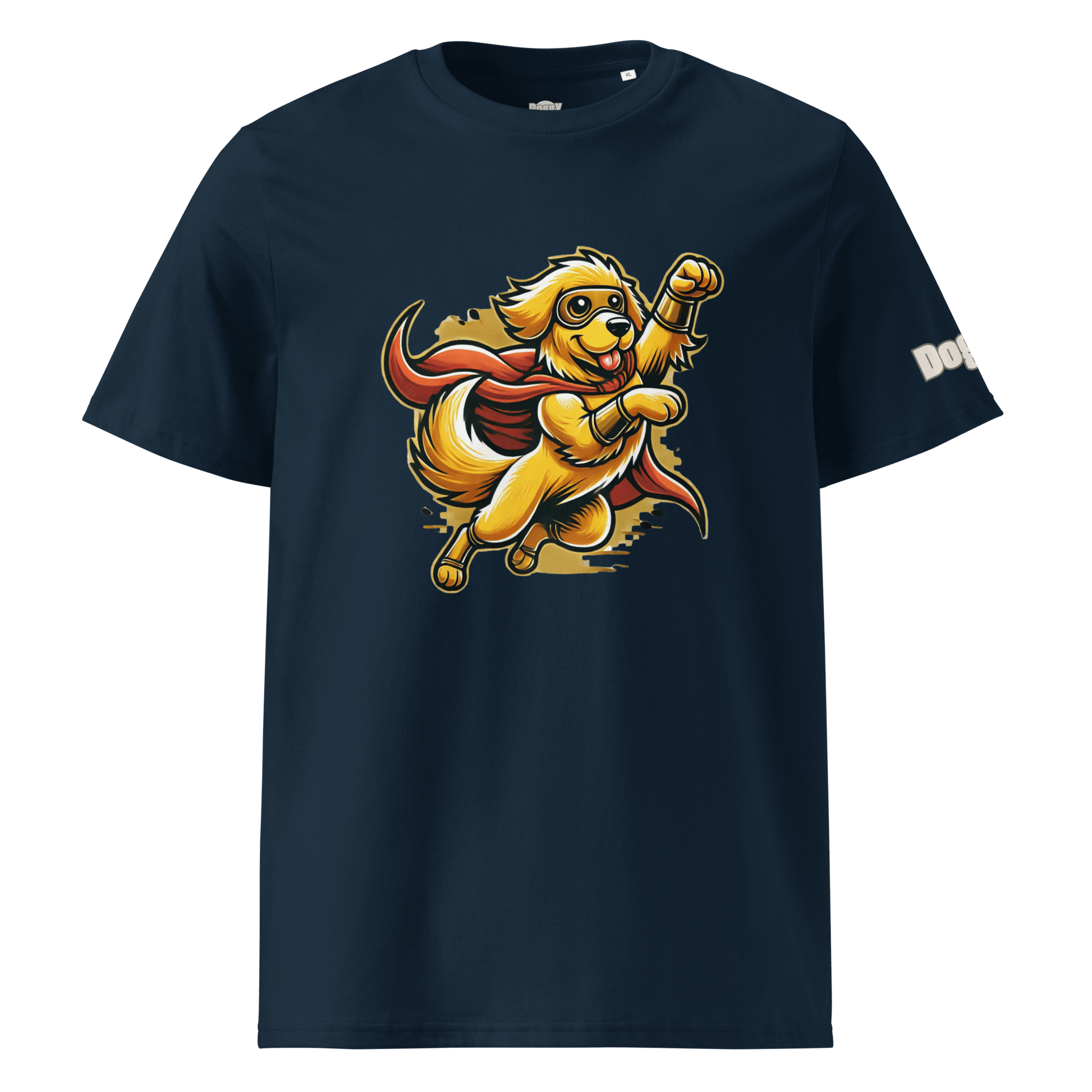T-shirt unisexe en coton biologique - Collection Golden Retriever - Doggy Trend