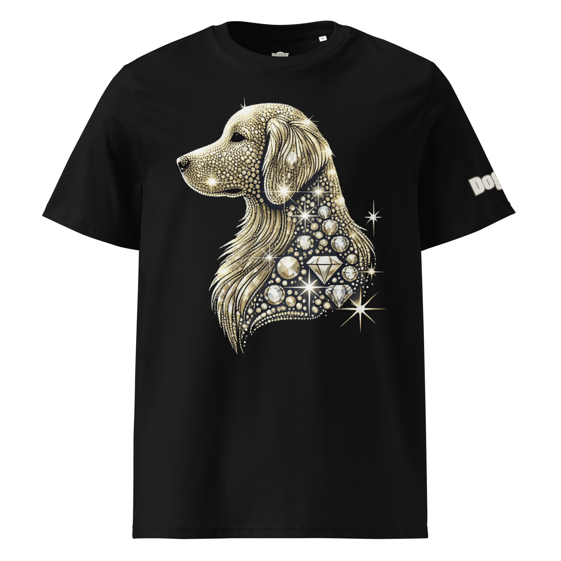 T-shirt unisexe en coton biologique - Collection Golden Retriever - Doggy Trend
