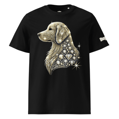 T-shirt unisexe en coton biologique - Collection Golden Retriever - Doggy Trend