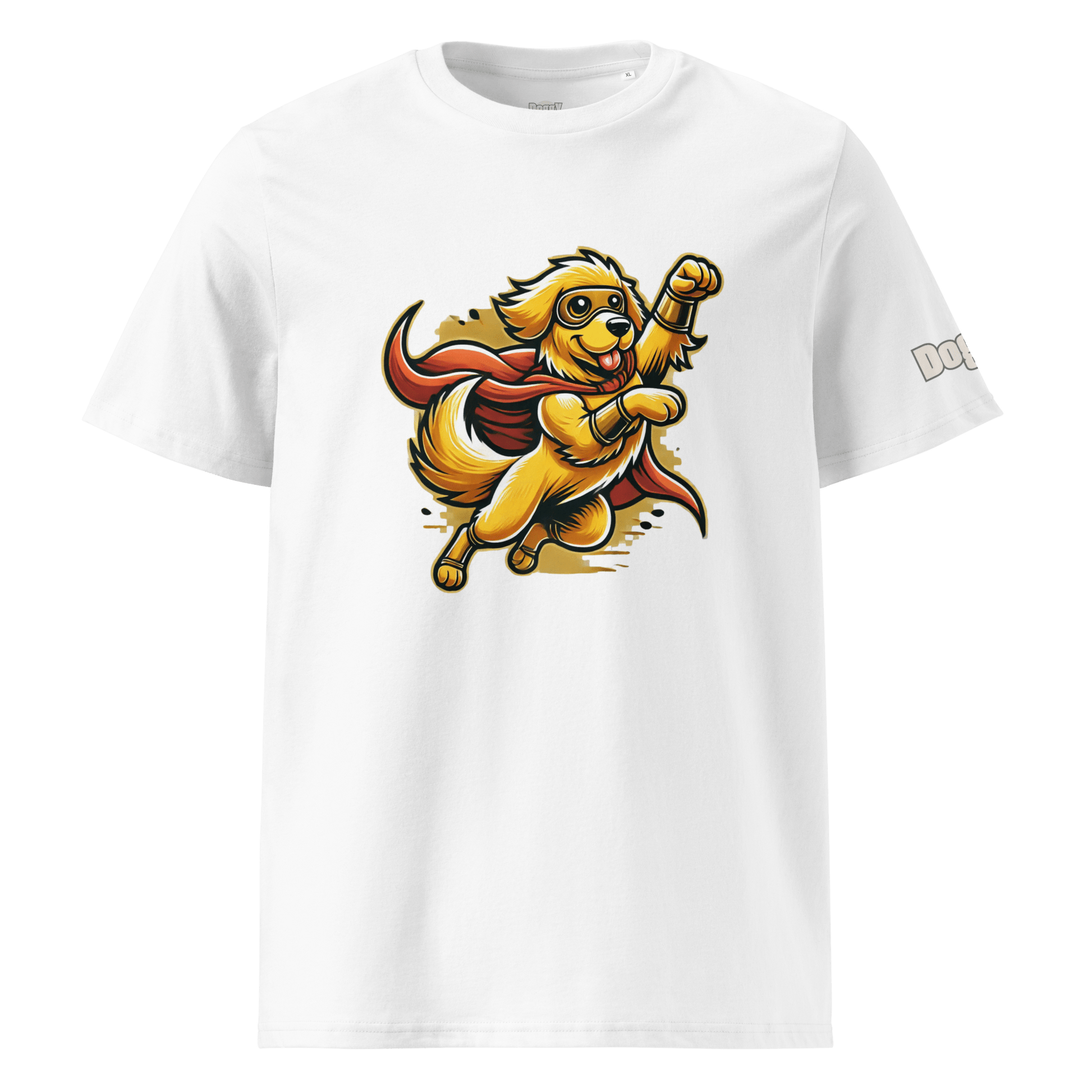 T-shirt unisexe en coton biologique - Collection Golden Retriever - Doggy Trend