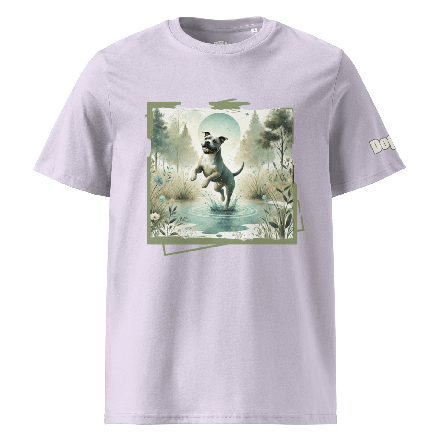 T-shirt unisexe en coton biologique - Collection Staffordshire Bull Terrier - Doggy Trend