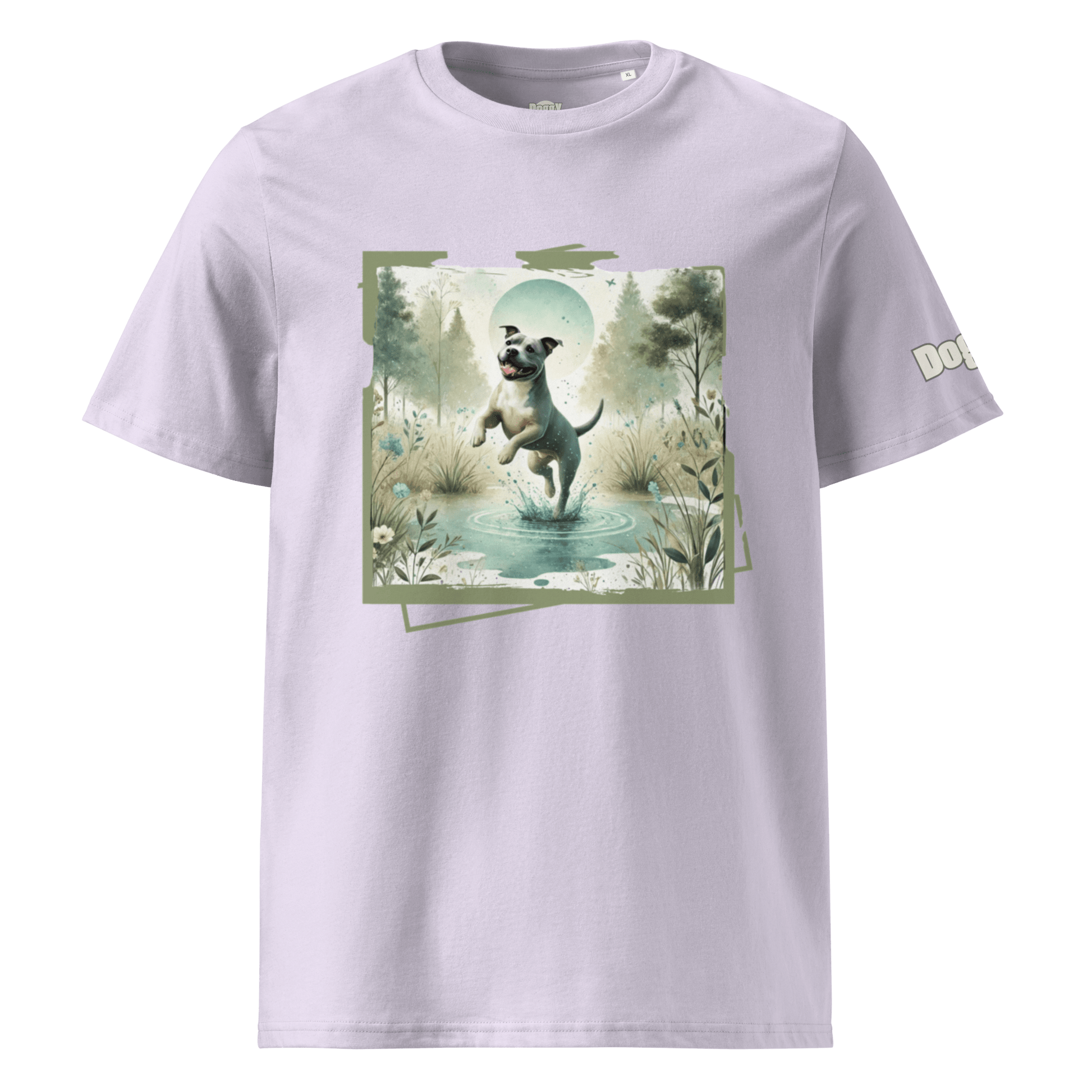 T-shirt unisexe en coton biologique - Collection Staffordshire Bull Terrier - Doggy Trend