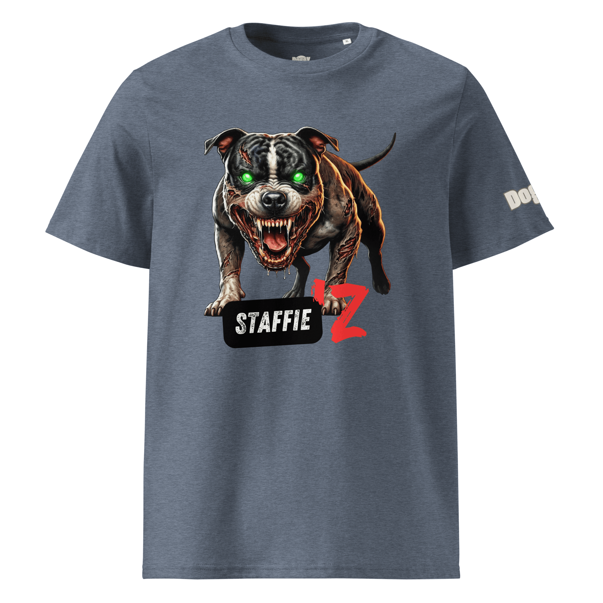 T-shirt unisexe en coton biologique - Collection Staffordshire Bull Terrier - Doggy Trend