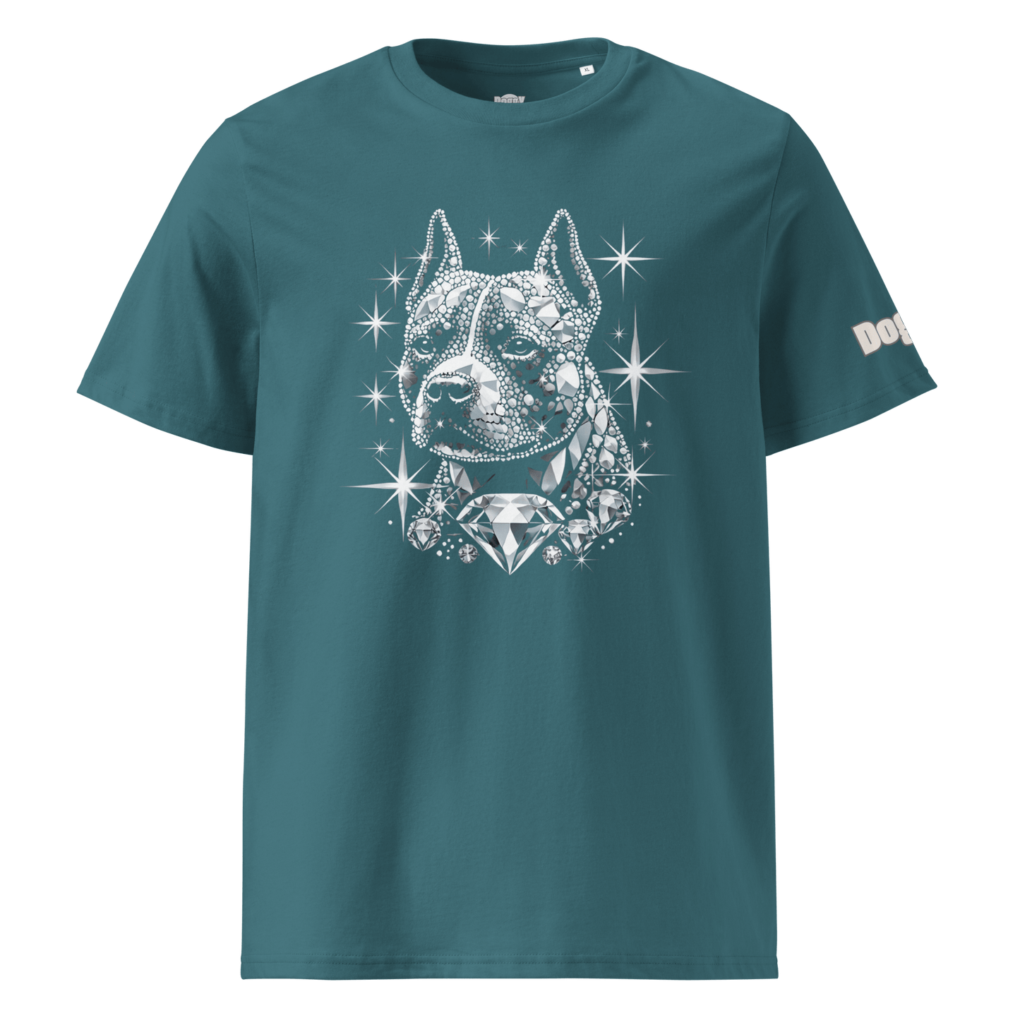 T-shirt unisexe en coton biologique - Collection Staffordshire Bull Terrier - Doggy Trend