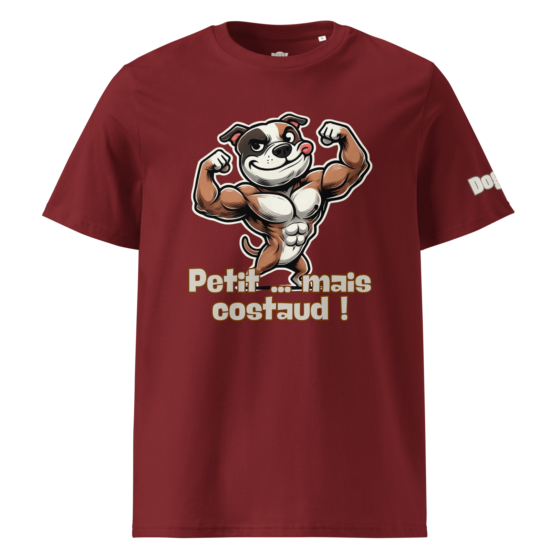 T-shirt unisexe en coton biologique - Collection Staffordshire Bull Terrier - Doggy Trend