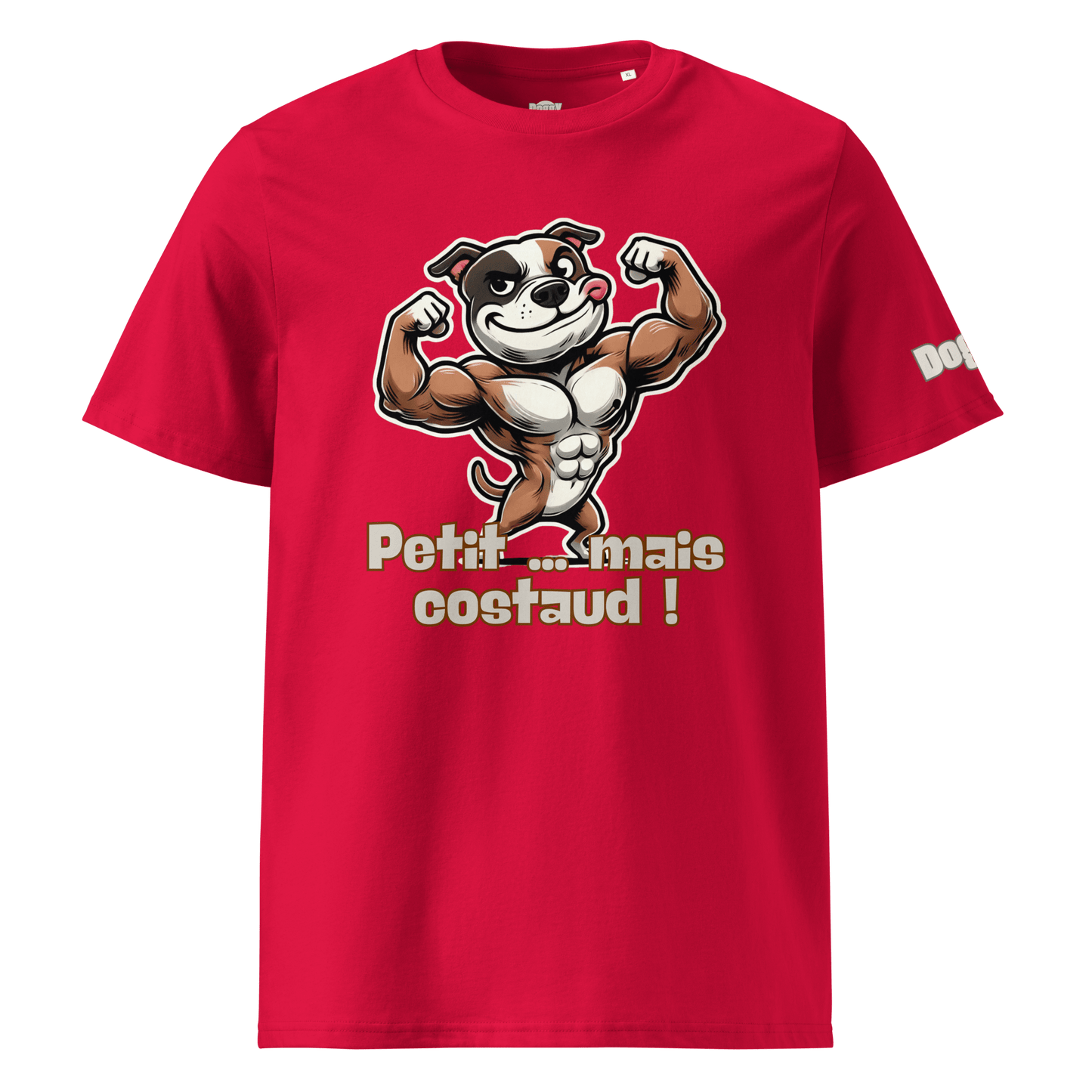 T-shirt unisexe en coton biologique - Collection Staffordshire Bull Terrier - Doggy Trend