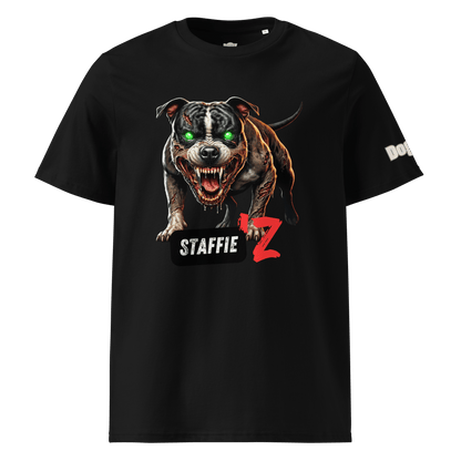 T-shirt unisexe en coton biologique - Collection Staffordshire Bull Terrier - Doggy Trend