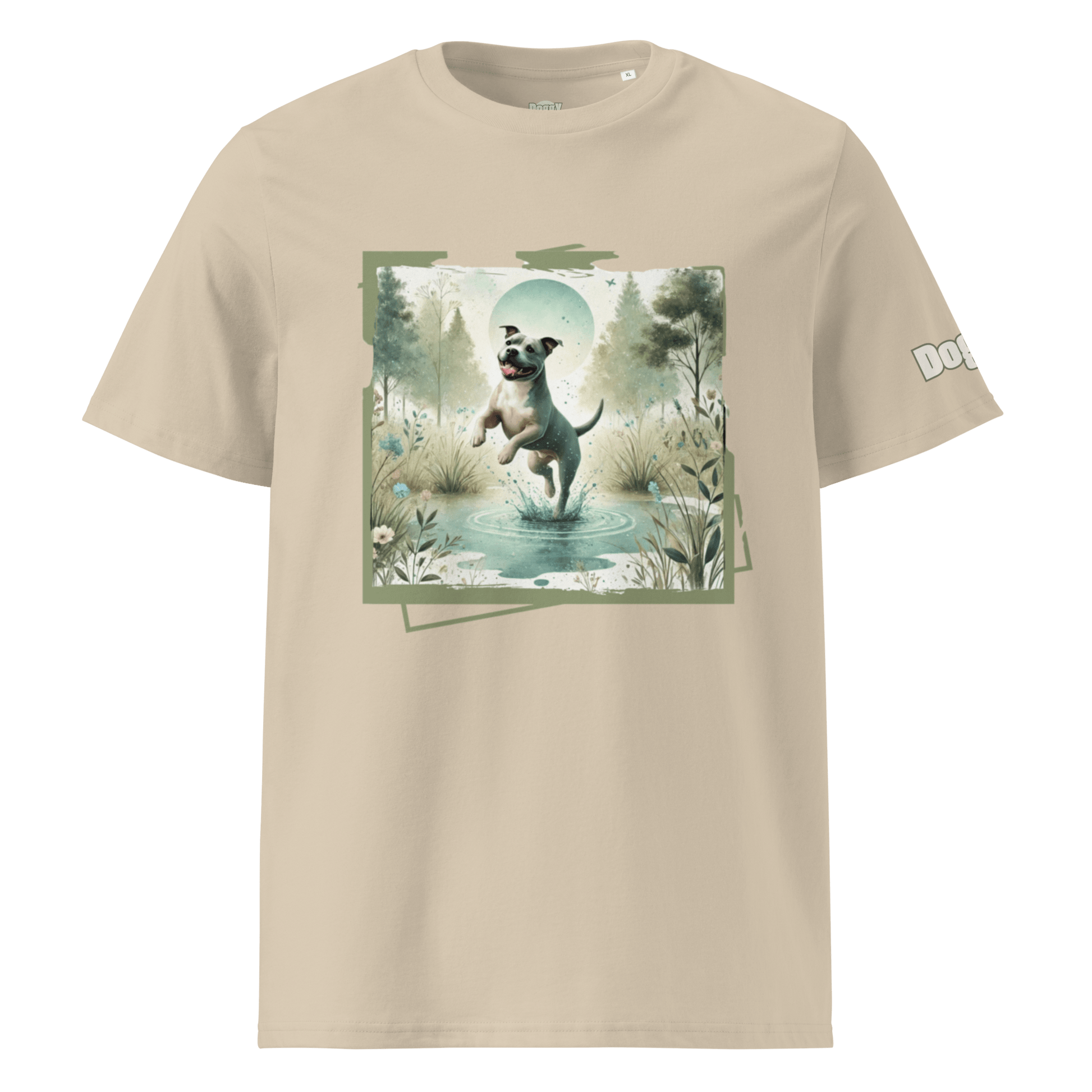 T-shirt unisexe en coton biologique - Collection Staffordshire Bull Terrier - Doggy Trend
