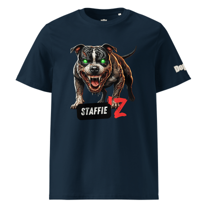 T-shirt unisexe en coton biologique - Collection Staffordshire Bull Terrier - Doggy Trend