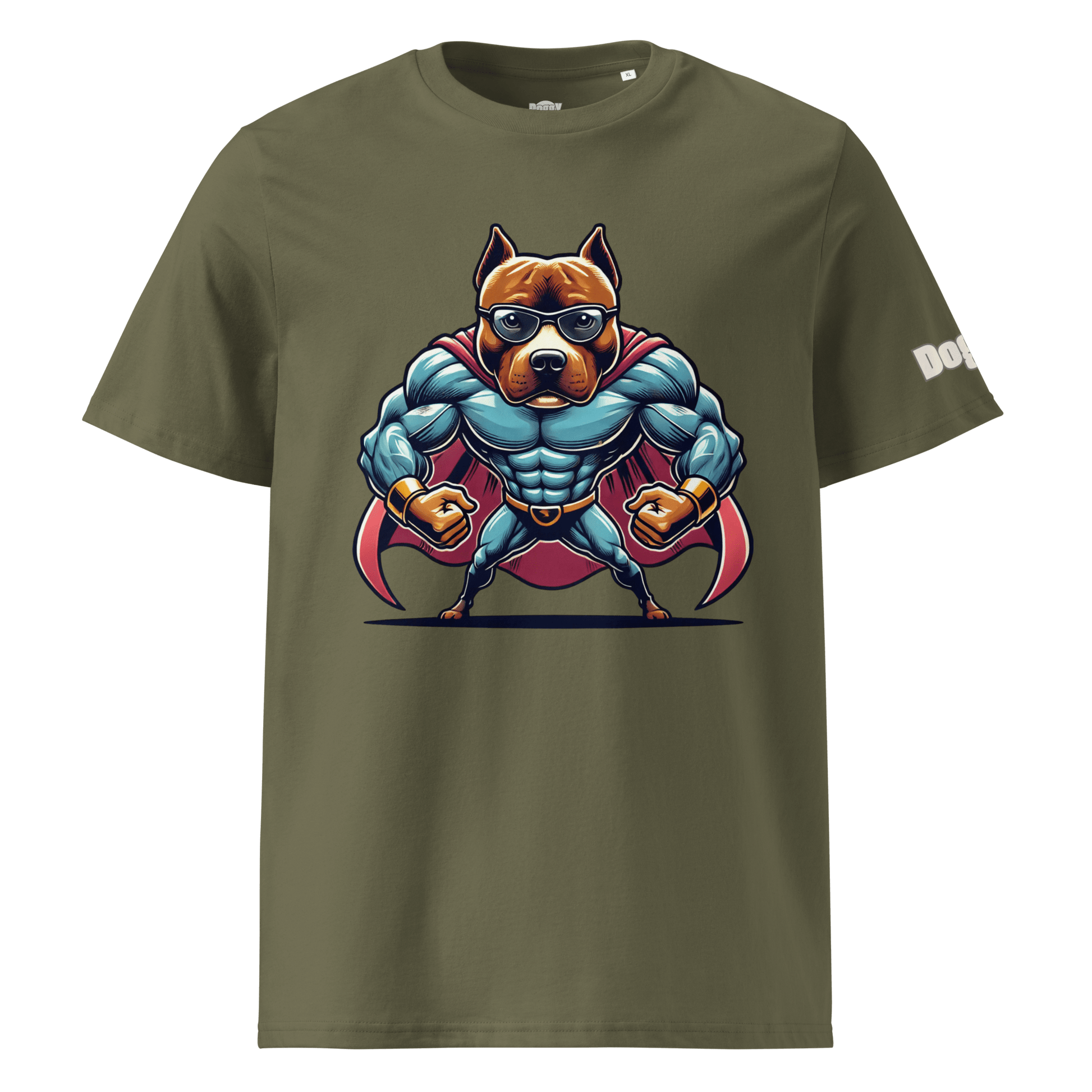 T-shirt unisexe en coton biologique - Collection Staffordshire Bull Terrier - Doggy Trend
