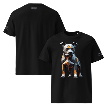 T-shirt unisexe en coton biologique - Collection Staffordshire Bull Terrier - Doggy Trend