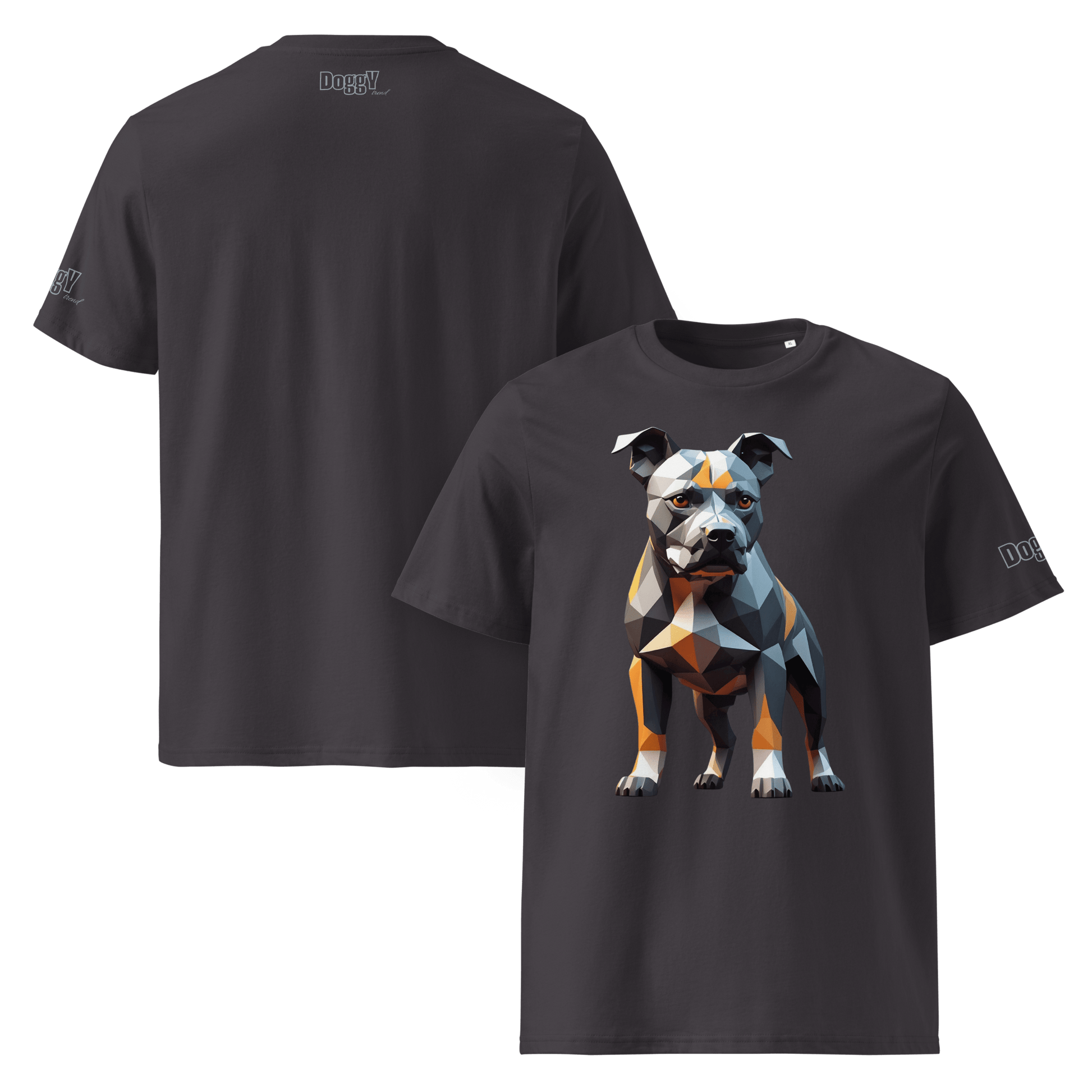 T-shirt unisexe en coton biologique - Collection Staffordshire Bull Terrier - Doggy Trend