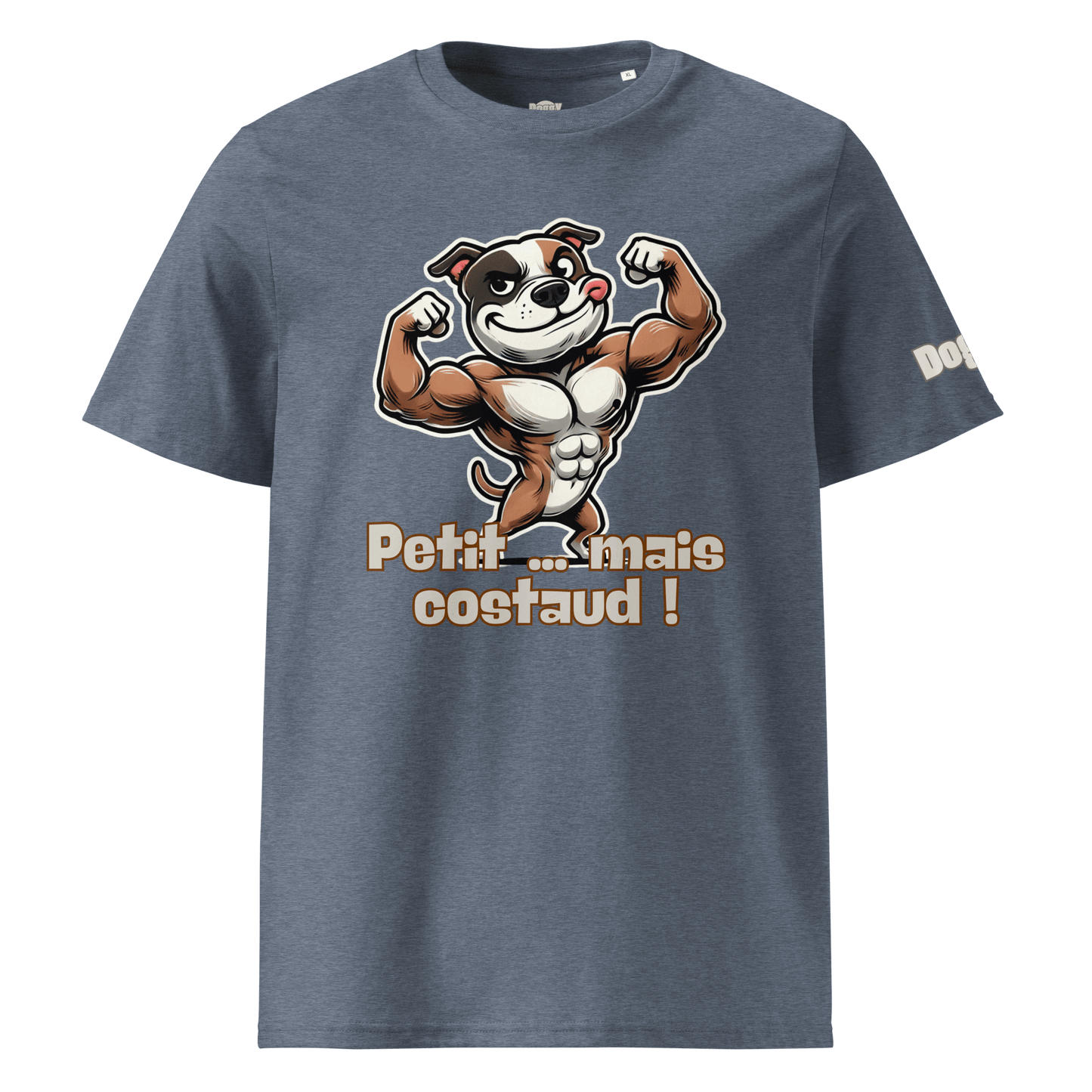 T-shirt unisexe en coton biologique - Collection Staffordshire Bull Terrier - Doggy Trend