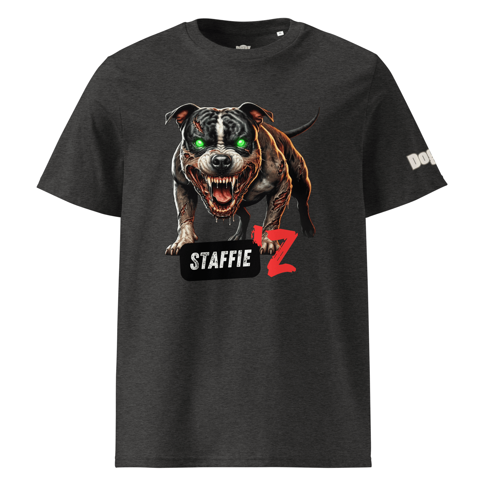 T-shirt unisexe en coton biologique - Collection Staffordshire Bull Terrier - Doggy Trend