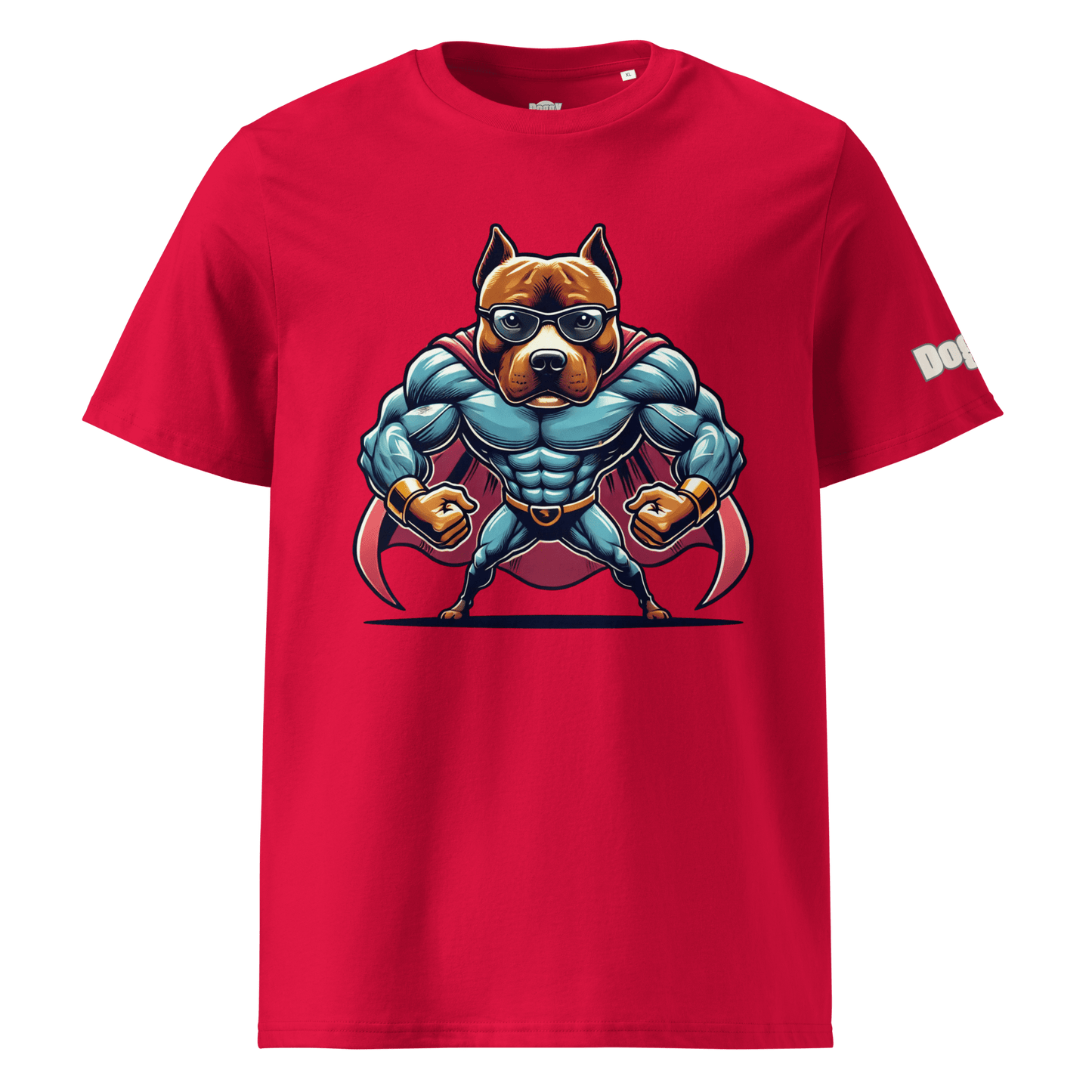 T-shirt unisexe en coton biologique - Collection Staffordshire Bull Terrier - Doggy Trend
