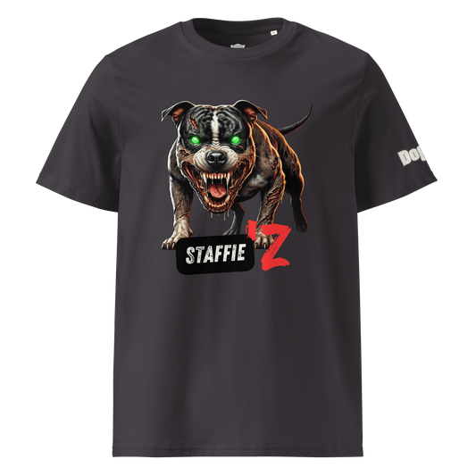T-shirt unisexe en coton biologique - Collection Staffordshire Bull Terrier - Doggy Trend