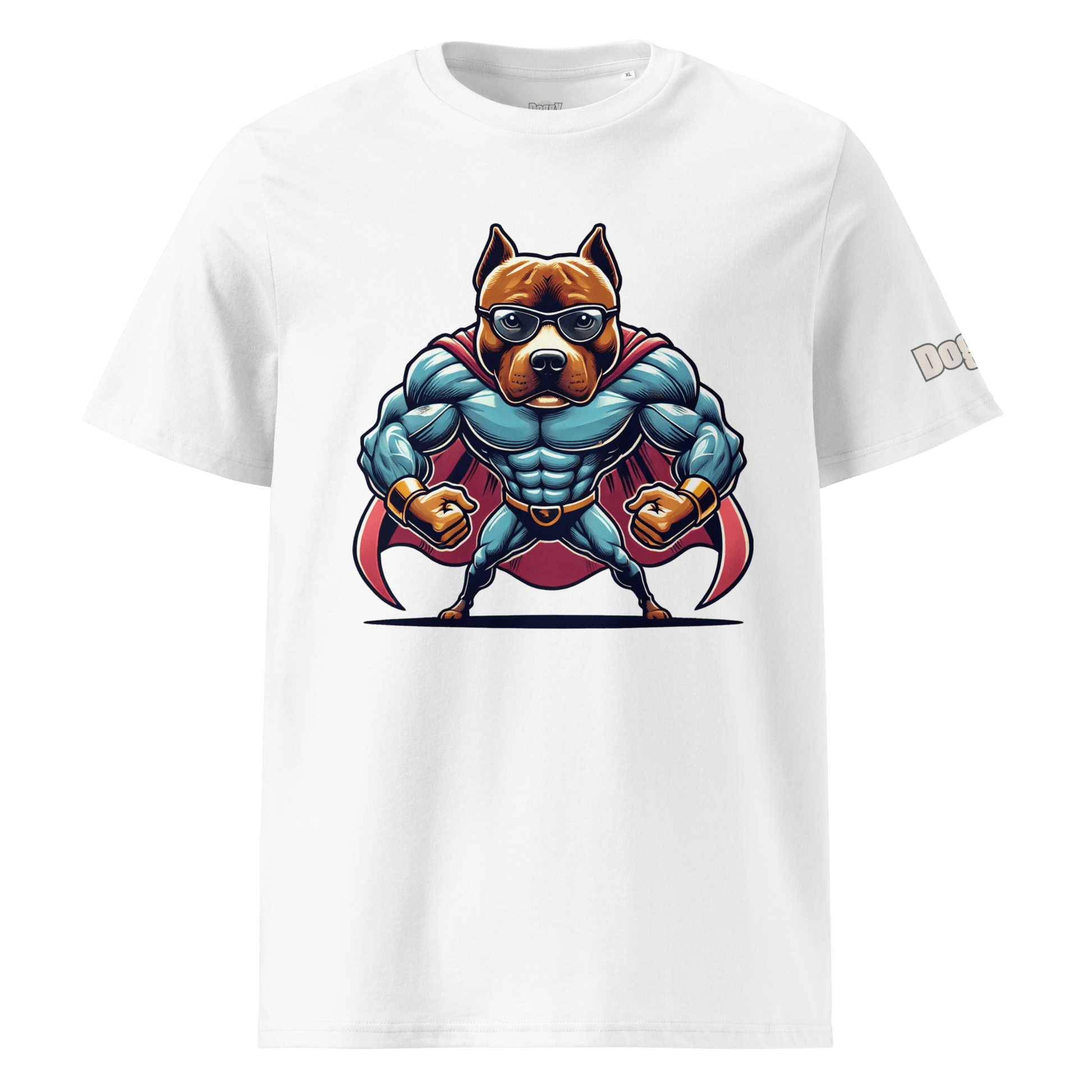 T-shirt unisexe en coton biologique - Collection Staffordshire Bull Terrier - Doggy Trend